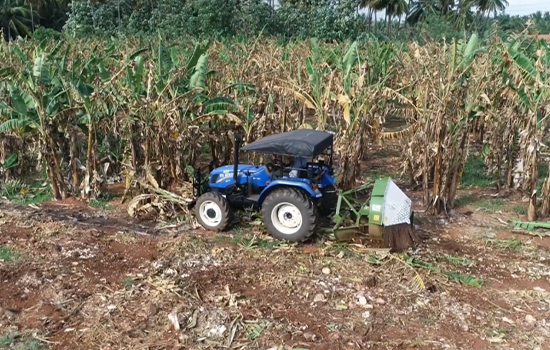 Banana Trunk Chopper BTC Demo